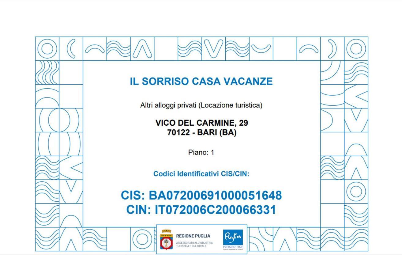 Il Sorriso Casa Vacanze Bari Esterno foto